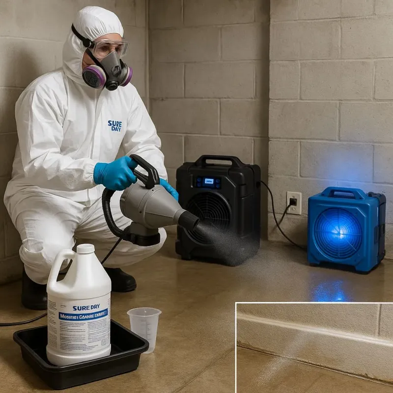 Sanitization and Odor Removal process in Alamo Heights, TX